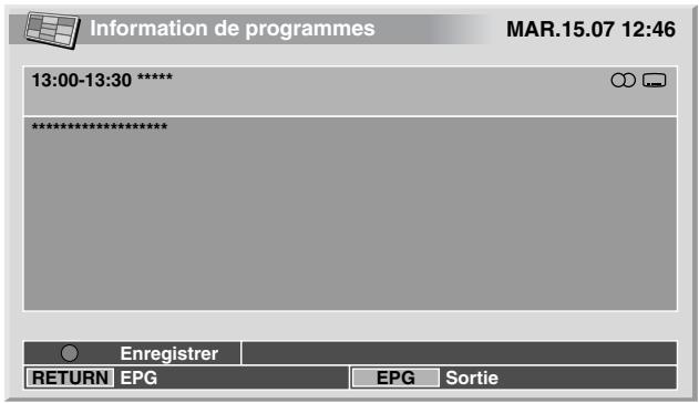 PIONEER PDP-504HDE - Enregistrement d'une émission à l'aide d'un appareil - 1
