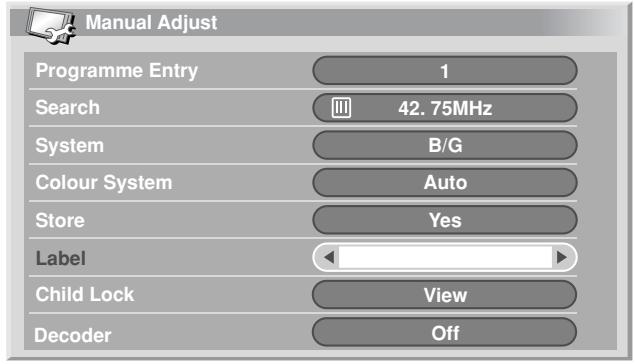 PIONEER PDP-504HDE - Labeling TV channels - 1