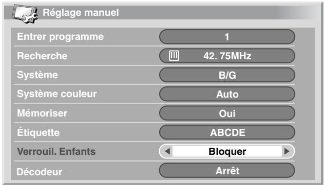 PIONEER PDP-504HDE - Définition de verrouillage enfants - 1