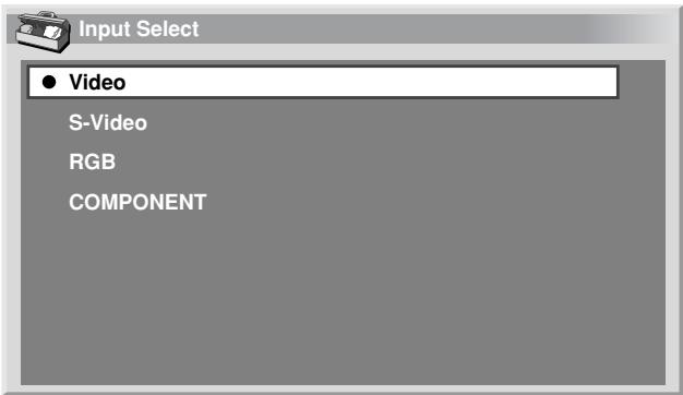PIONEER PDP-504HDE - Selecting an input signal type - 1