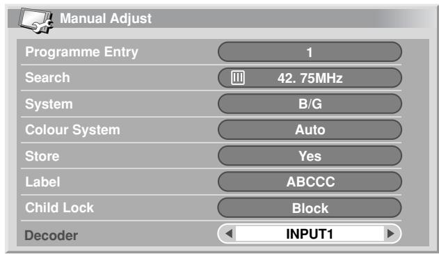 PIONEER PDP-504HDE - Selecting a decoder input terminal - 1