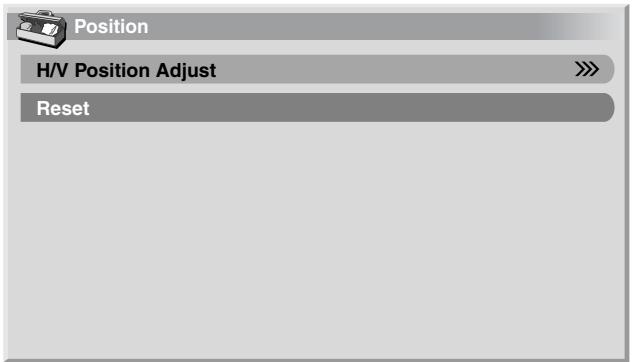PIONEER PDP-504HDE - Adjusting image positions (AV mode only) - 1