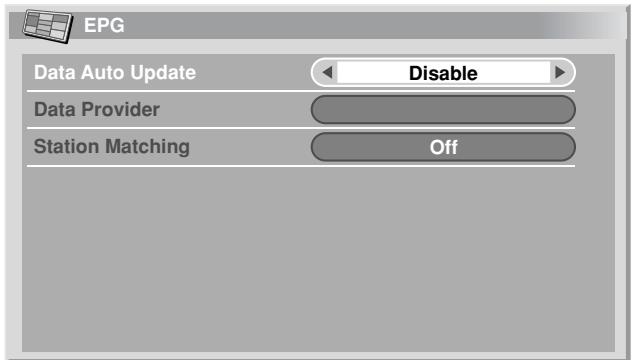 PIONEER PDP-504HDE - Updating EPG information automatically - 1