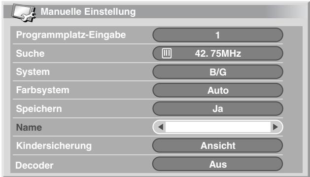 PIONEER PDP-504HDE - Eingeben von Fernsehkanalnamen - 1