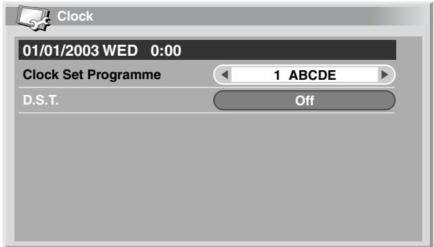 PIONEER PDP-504HDE - Clock setting - 1