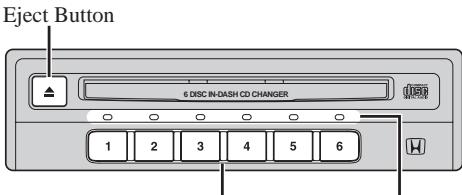 PIONEER CDX-MG6056ZH - EJECTING THE CD (con't) - 1