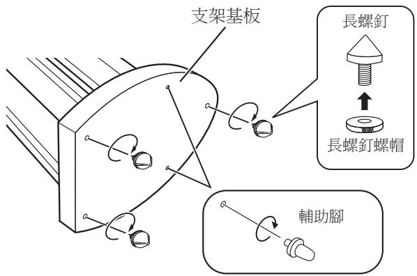 PIONEER CP-4EX - 將長螺釘安裝在揚聲器支架上時 - 1