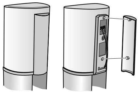 PIONEER CP-DV1000 - 如右所示安装後蓋板。 - 1