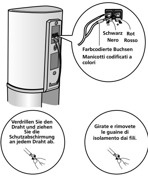 PIONEER CP-DV1000 - Zusammenbau der Lautsprecher-Ständer - 6