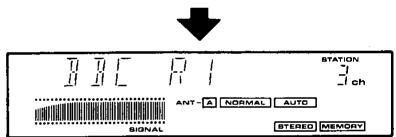 PIONEER F-550RDS - Reception d'une emission RDS (système de données radio) - 9