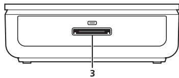 PIONEER IDK-80 - Emplacement pour adaptateur de type d'iPod - 1