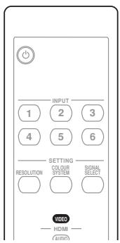 PIONEER PDA-V100HD - Setting the video signal format - 1
