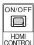 PIONEER PDA-V100HD - Bringen Sie den Schalter HDMI CONTROL an der Rückwand these Gerätes in die Stellung ON. - 1
