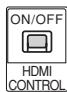 PIONEER PDA-V100HD - YctaHOBtpe nepeKJIuOaTeJb HDMI CONTROL Ha 3aHei NaHeI DaHHoro yCTpojCTBa B noLoXeHne ON. - 1