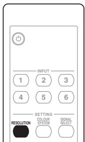 PIONEER PDA-V100HD - Changement de la résolution de sortie HDMI - 1