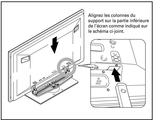PIONEER PDK-1012 - Installation de l'écran plasma sur le support. - 1