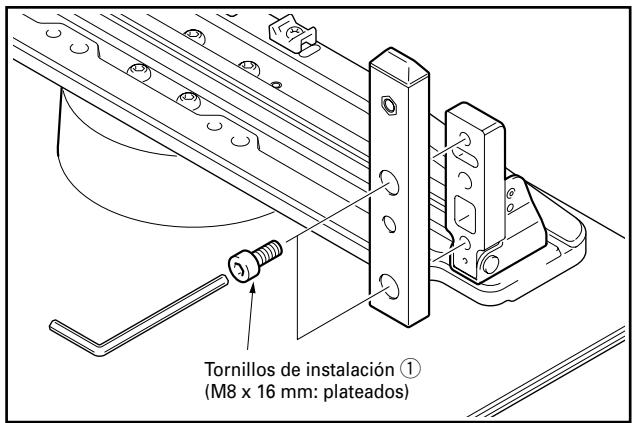 PIONEER PDK-1012 - Asegure la columna en el soporte mediante los Tornillos de instalación (4 positions a la derecha e izquierda). - 1