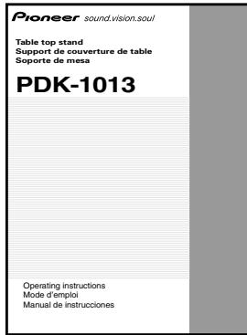 PIONEER PDK-1013 - Checking the Enclosed Parts - 7