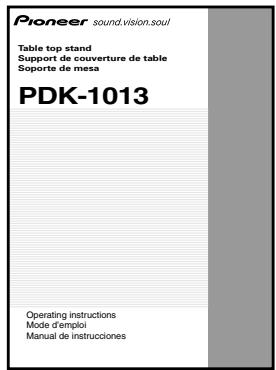 PIONEER PDK-1013 - Comprobación de las piezas incluidas - 9