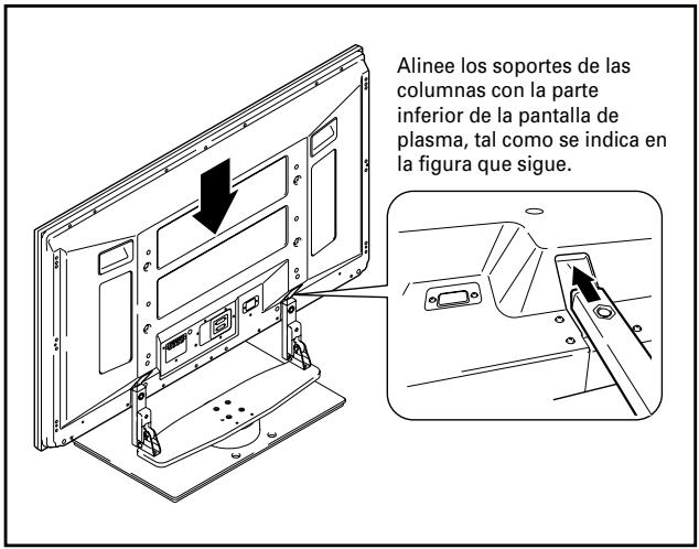 PIONEER PDK-1013 - Montaje de la pantalla de plasma en el soporte. - 1