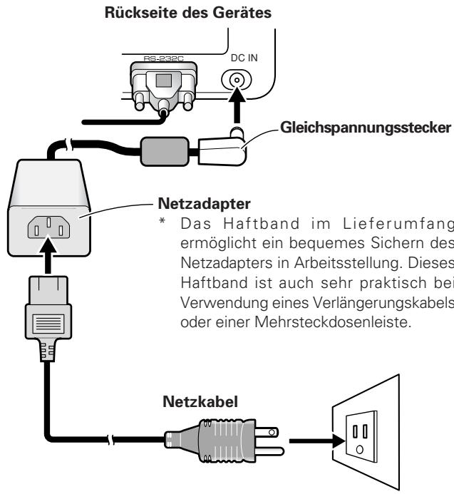 PIONEER PDK-50HW2A - Anschließen des Netzkabels - 1