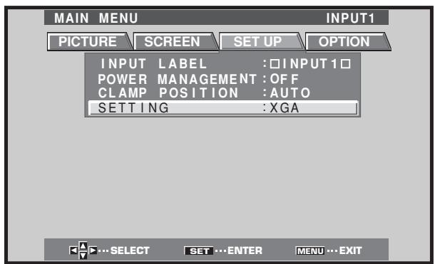 PIONEER PDK-50HW2A - Set screen display mode. - 1