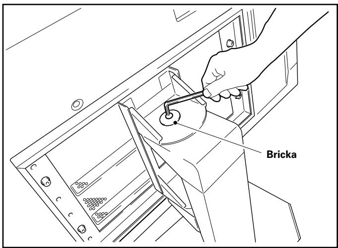 PIONEER PDK-FS01E - Fäst brickan och skruven M8 på pelarens axel. - 1