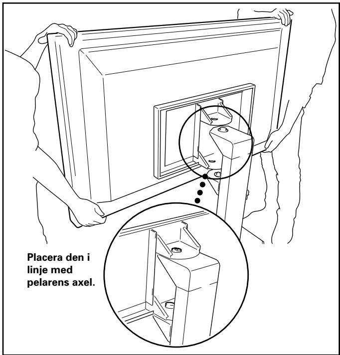 PIONEER PDK-FS01E - Placera plasmaskärmen på pelaren. - 1