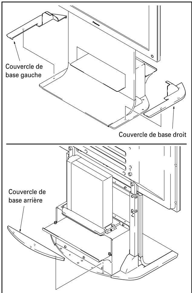 PIONEER PDK-FS03 - Installation des couvercles de base gauche et droit. - 1