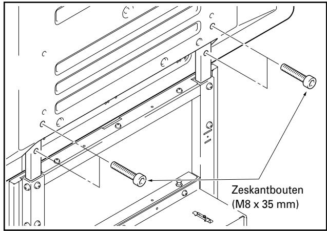 PIONEER PDK-FS03 - Gebruik de zeskantbouteen om de plasma-display aan de steunkolom te bevestigen (op vierplaatsen). - 1