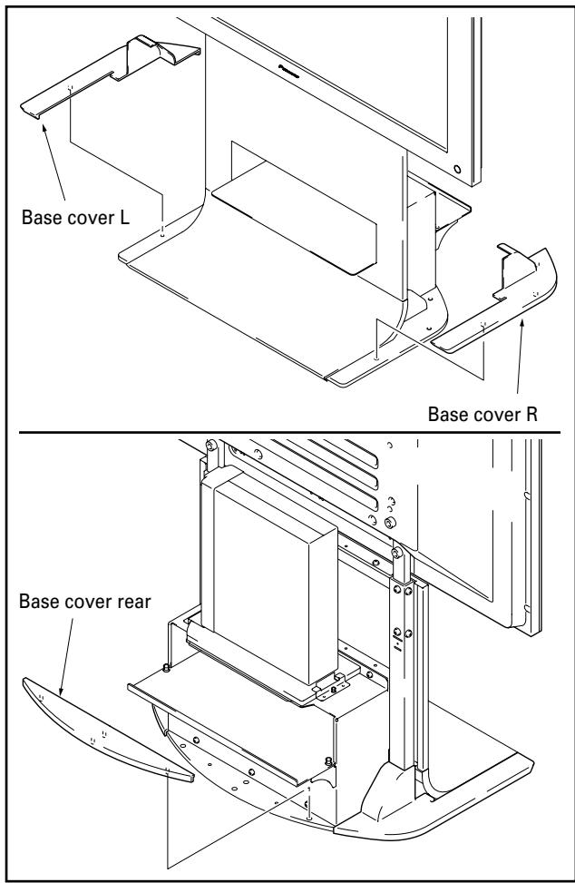 PIONEER PDK-FS03 - Installing base covers L, R, and rear. - 1