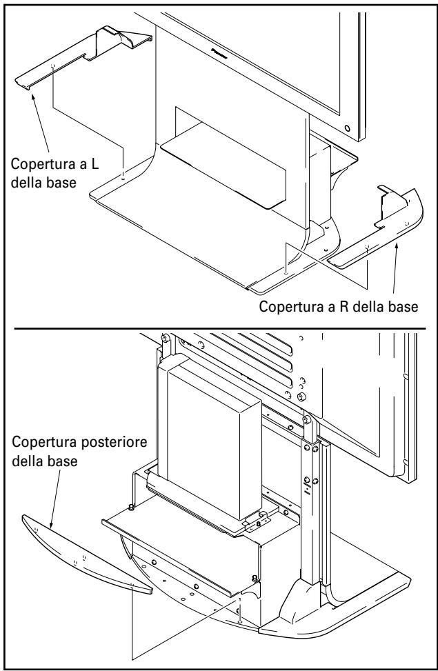 PIONEER PDK-FS03 - Installare le copertura della base a L, R, e la posteriore. - 1