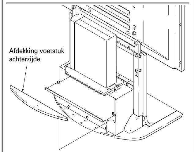 PIONEER PDK-FS03 - Montage van afdekking voetstuk L, R en weiterijde. - 2
