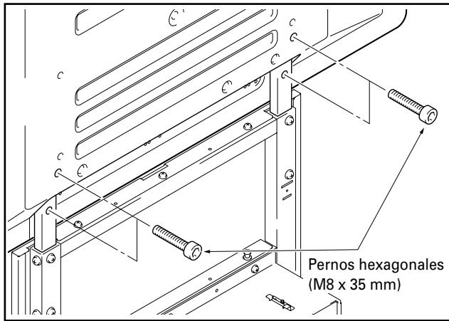 PIONEER PDK-FS03 - Utilice los pernos hexagonales paraajar la pantalla de plasma en la columna de soporte (4 lugares). - 1
