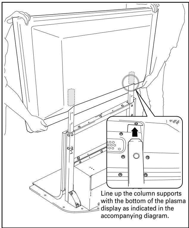 PIONEER PDK-FS03 - Attach plasma display to support column. - 1