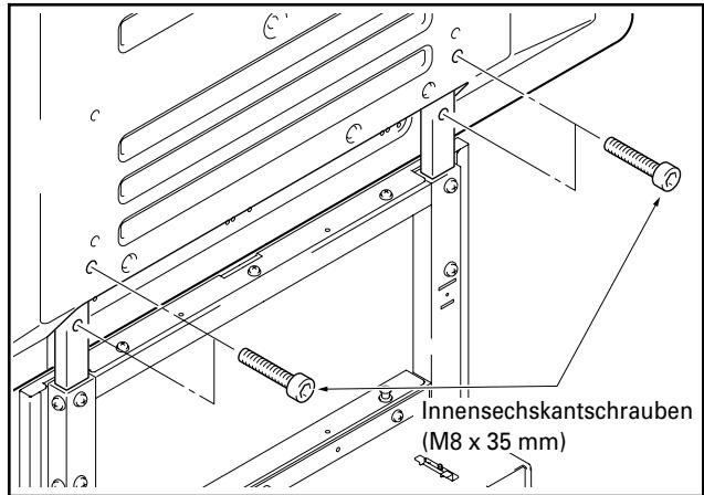 PIONEER PDK-FS03 - Verwenden Sie zur Montage des Plasmadisplays an den Stützsäulen die vorgesehen Innensechskantschrauben (4 Positionen). - 1