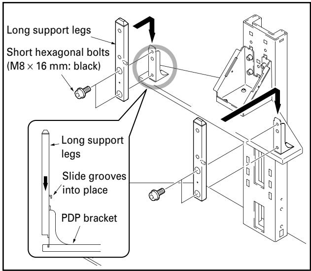 PIONEER PDK-FS05 - B When installing speakers below the plasma display or one body type plasma display - 1