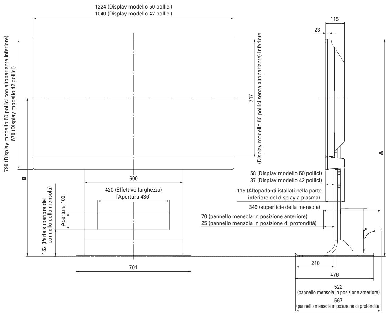 PIONEER PDK-FS07 - Diagramma delle Dimensioni - 1