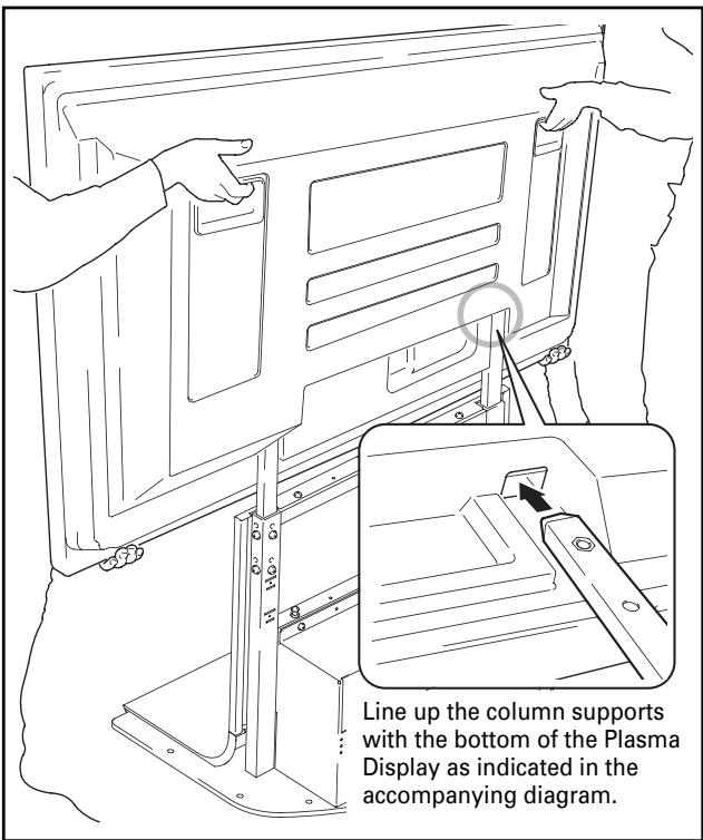 PIONEER PDK-FS07 - Attach Plasma Display to support column. - 1