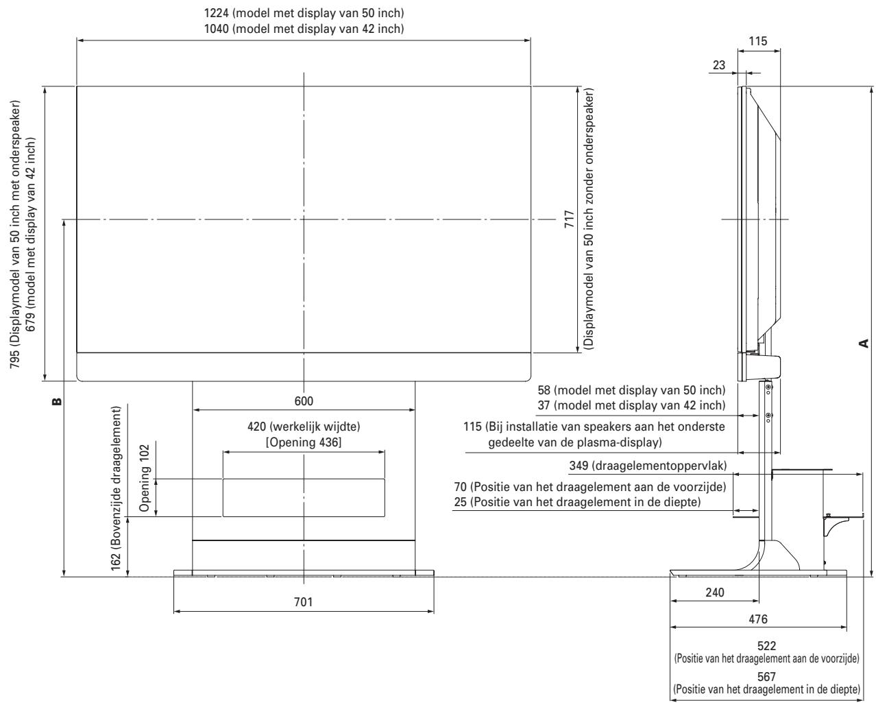 PIONEER PDK-FS07 - Schema van afmetingen - 1