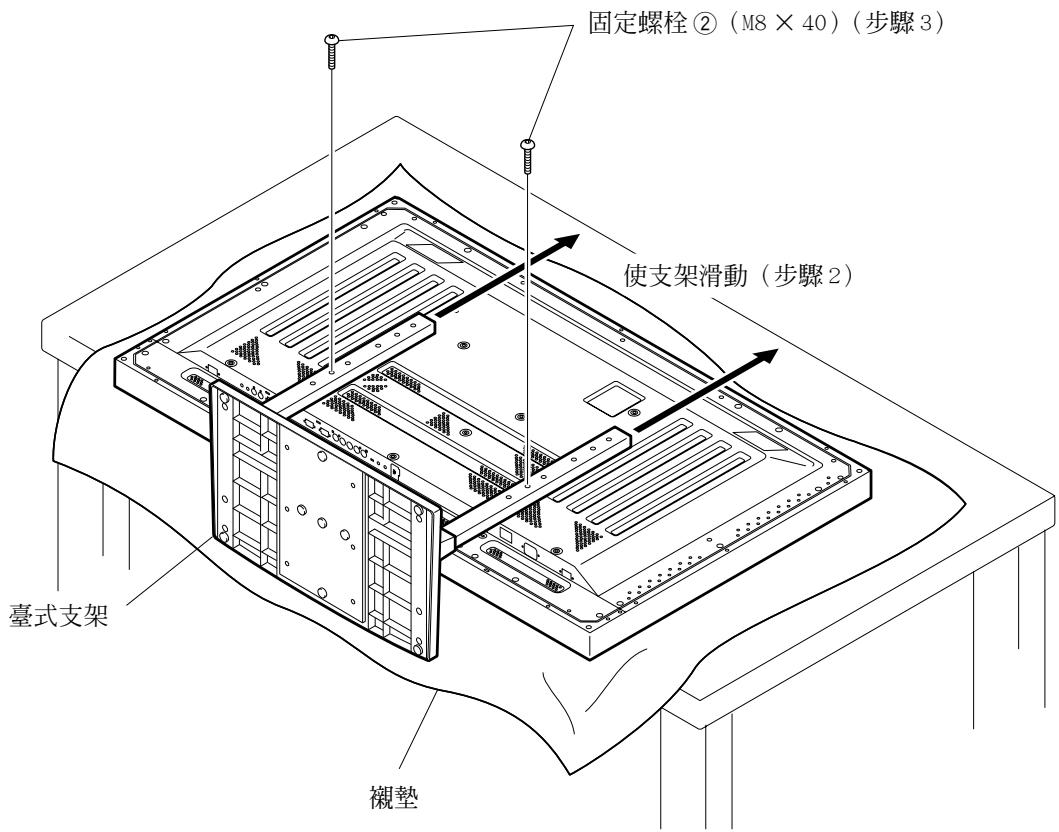 PIONEER PDK-TS01(-L) - ◆ 關於臺式支架側使用的立管的螺釘孔。 - 3