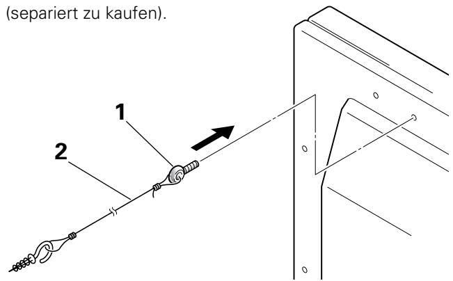 PIONEER PDK-TS01(-L) - ■ Mustergebrauch der Stabilisierungsschrauben (In der Abbildung ist das 50"-Bildschirmmodell dargestellt.) - 1