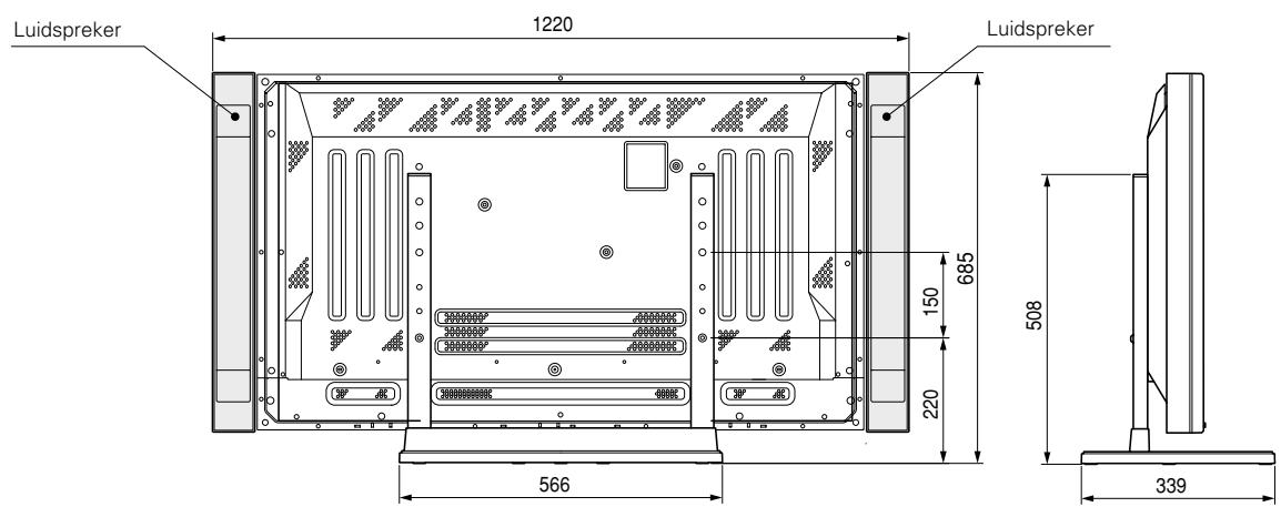 PIONEER PDK-TS01(-L) - Beeldscherm van 50" met aan weerszijden gemonteerde, afzonderlijk leverbare luidsprekers - 3