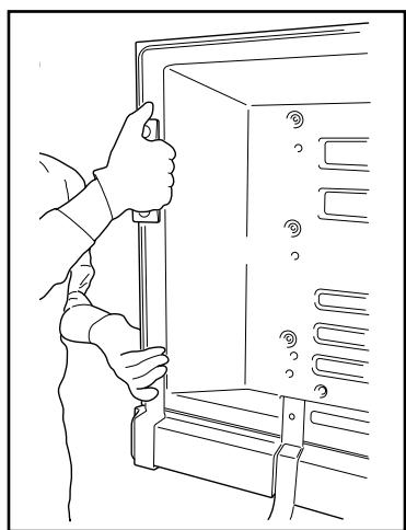 PIONEER PDK-TS04 - Lors de l'installation des haut-parleurs à la partie inférieure de l'écran plasma - 1