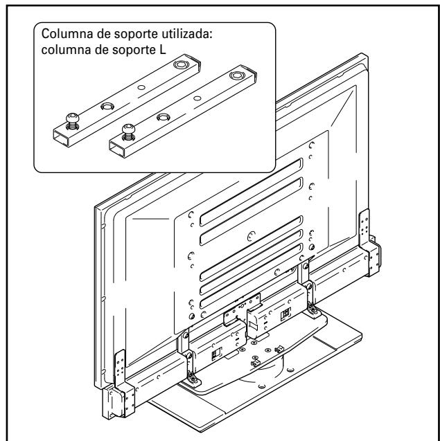 PIONEER PDK-TS04 - Seleccion las columnas de soporte que va a utiliser. - 2