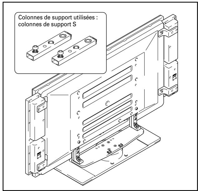 PIONEER PDK-TS04 - Sélectionner les colonnes de support à fixer. - 1