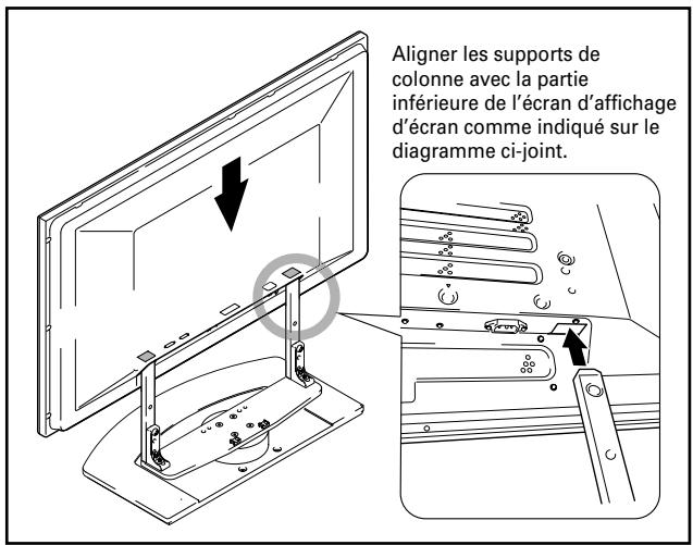 PIONEER PDK-TS04 - Installation de l'écran plasma sur le support. - 1