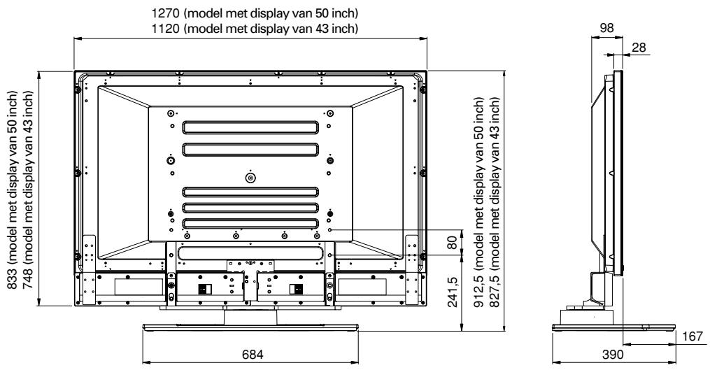 PIONEER PDK-TS04 - Schema van afmetingen - 2