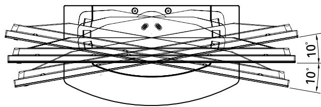 PIONEER PDK-TS04 - Angle of rotation - 1