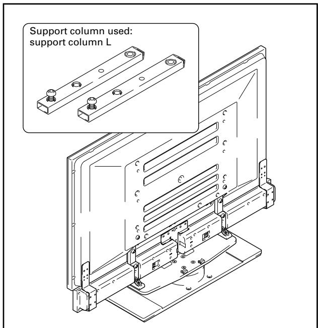 PIONEER PDK-TS04 - Select the support columns to attach. - 2
